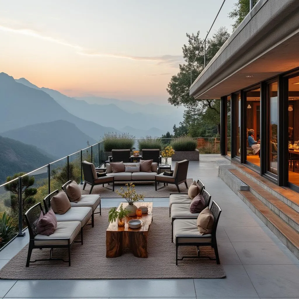 Terraza panorámica para eventos